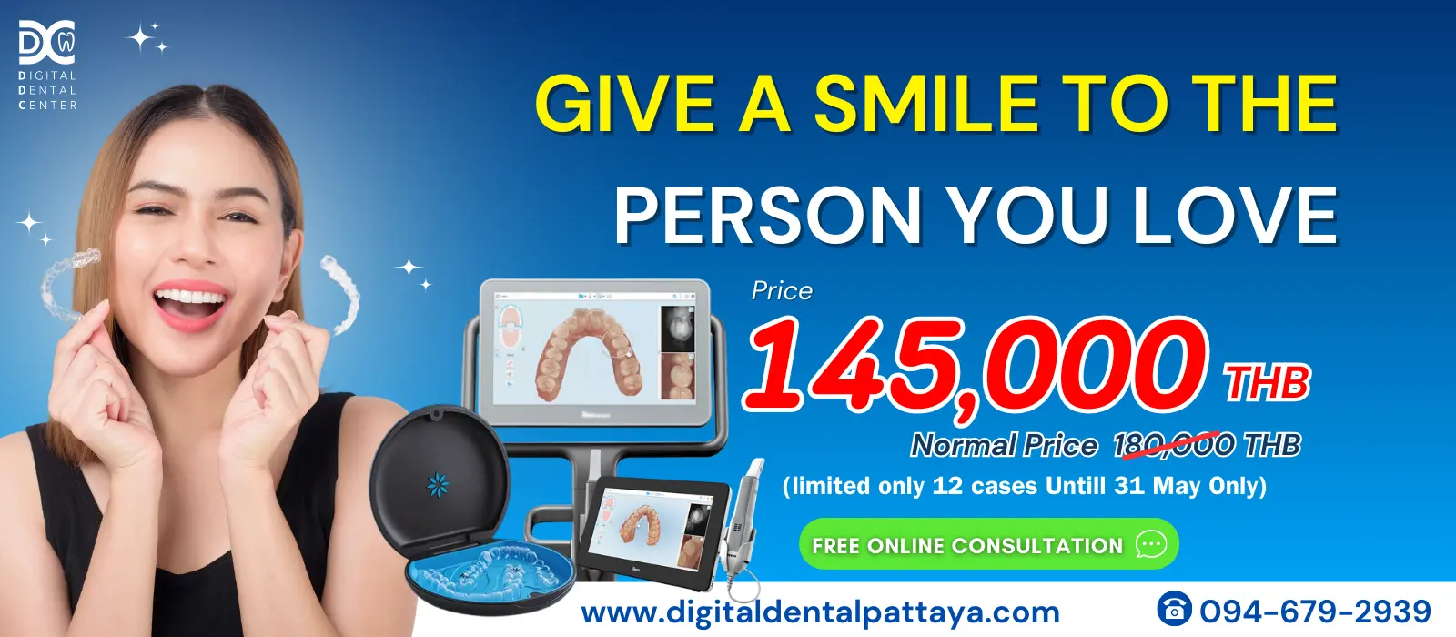 invisalign promotion at Digital Dental Center Pattaya