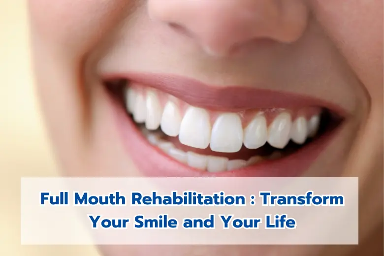 Smiling after mouth rehab